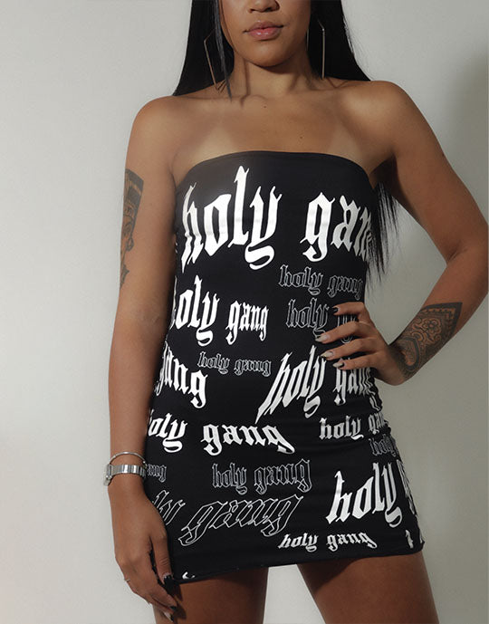 Vestido tomara que caia Preto - HolyGang